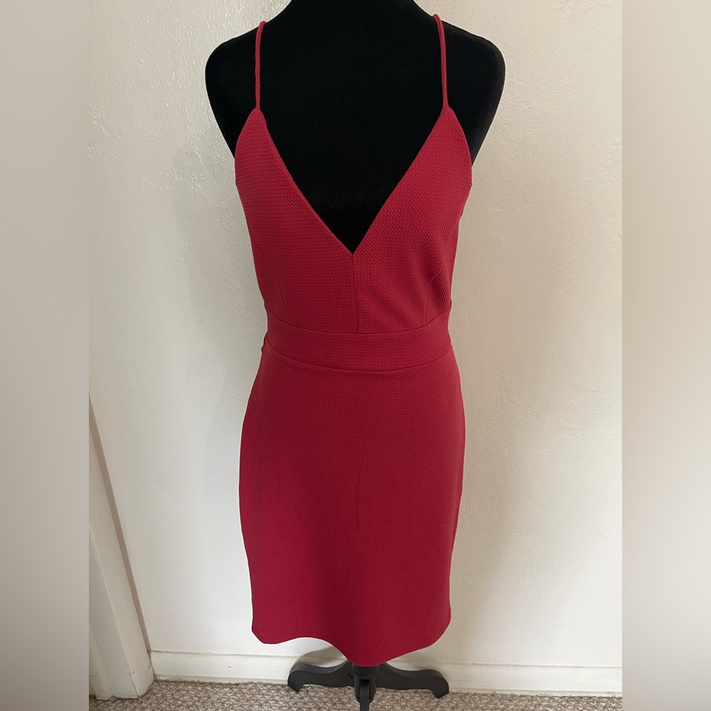 Iris Strapless Red Dress